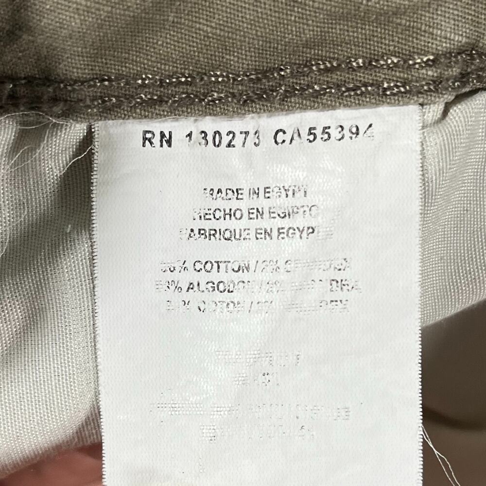 Wrangler Relaxed Fit Cargo Pants Mens 42x31 Cotton Spandex Stretch Utility Green - Picture 7 of 14